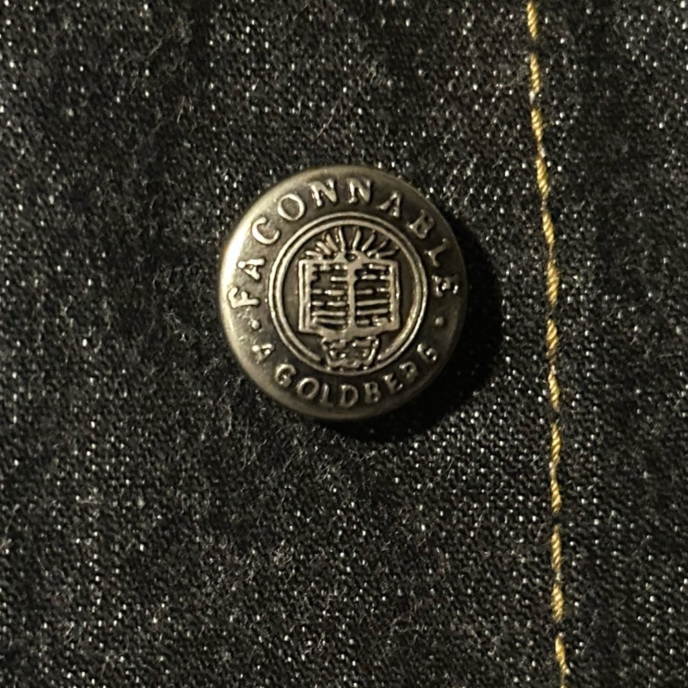 Faconnable Dark Denim Jean Jacket - Picture 7 of 8